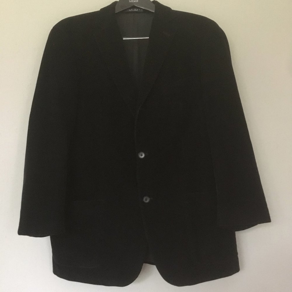 Hugo Boss Men's Jacket/Blazer .44 Black Corduroy